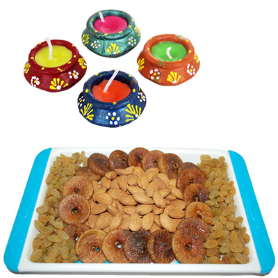 "Diwali Dryfruit Hamper - codeDDF05 - Click here to View more details about this Product